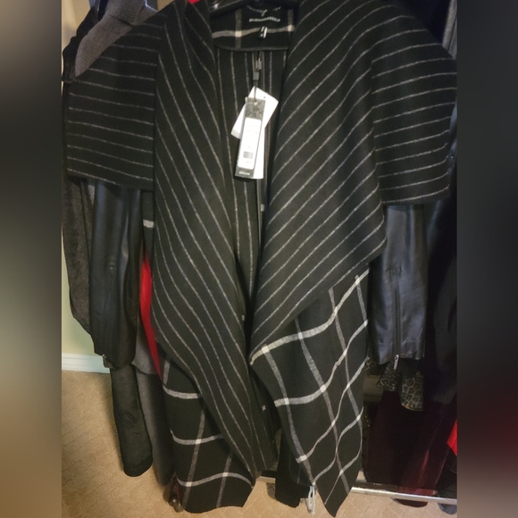 Bcbgmaxazria plaid/black pinstripe jacket - Picture 5 of 5